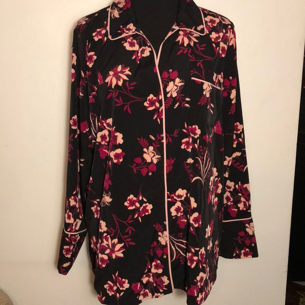 Stylish pajama style blouse